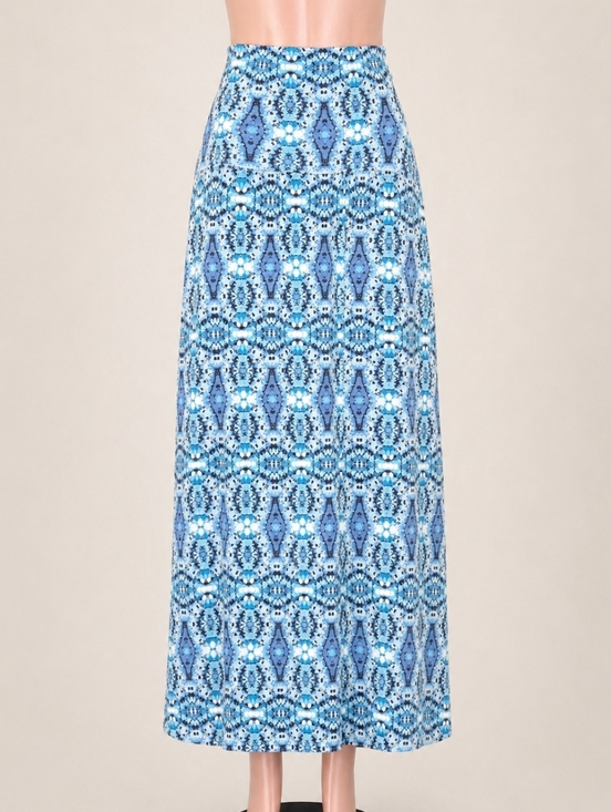 Cynthia Rowley Dresses & Skirts - Cynthia Rowley Blue Patterned Maxi Skirt Large